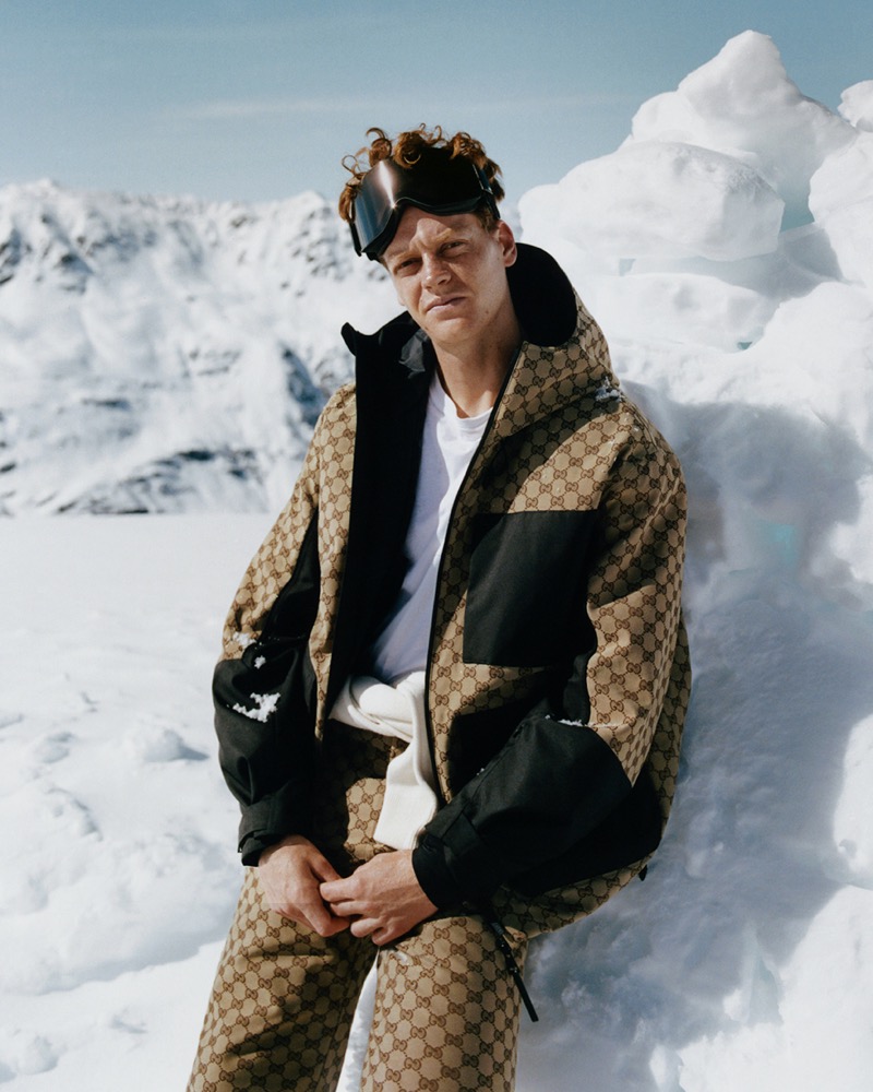 Jannik Sinner Gucci Altitude campaign
