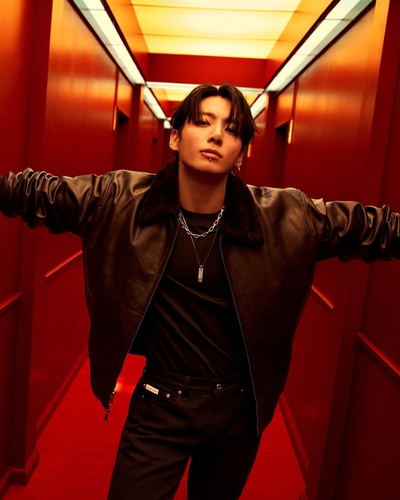 Jung kook calvin klein fall 2025 denim campaign 005