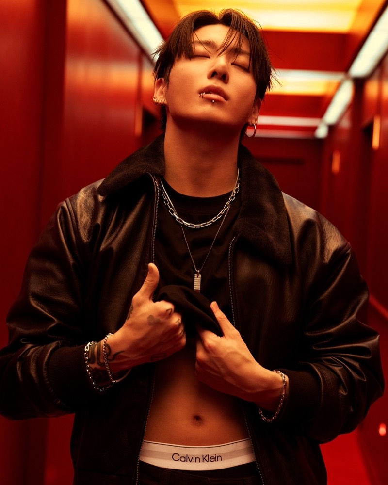 Jung kook calvin klein fall 2025 denim campaign 009