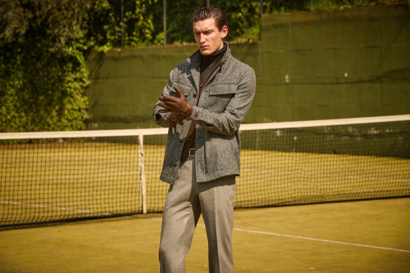 Aleksander Dynowski fall-winter 2025 Luigi Bianchi Sartoria campaign