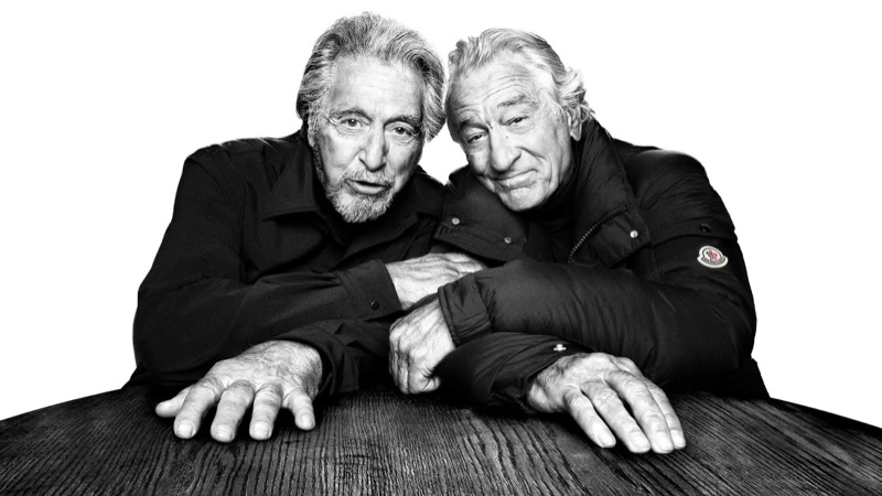 Al Pacino Robert De Niro Moncler Warmer Together campaign