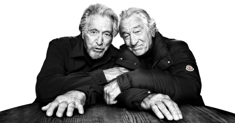 Robert De Niro & Al Pacino are Warmer Together for Moncler