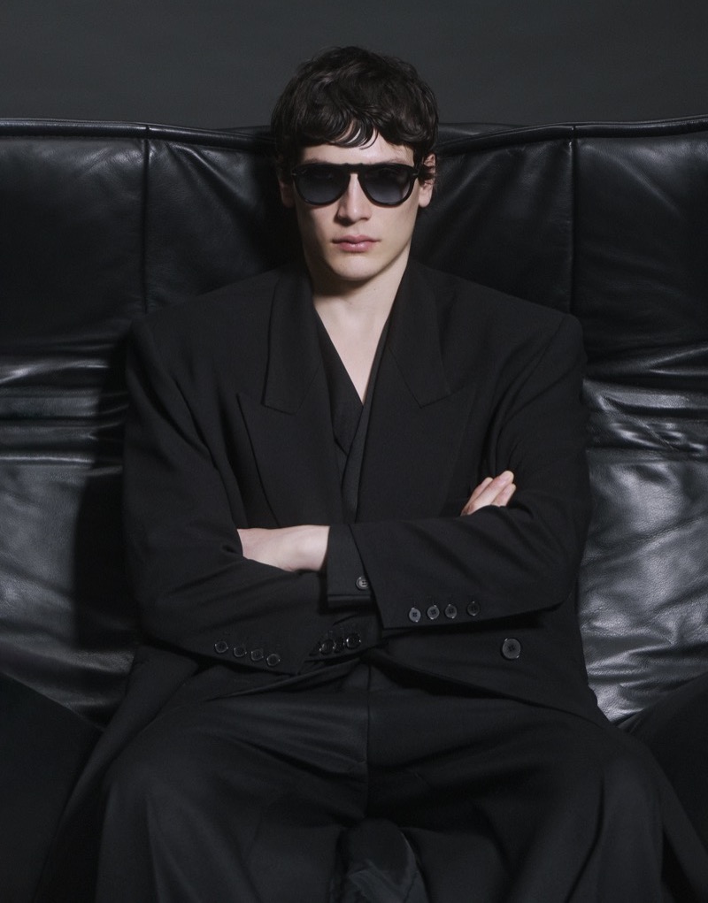 Filipe Neves Persol Total Black Arrow eyewear campaign