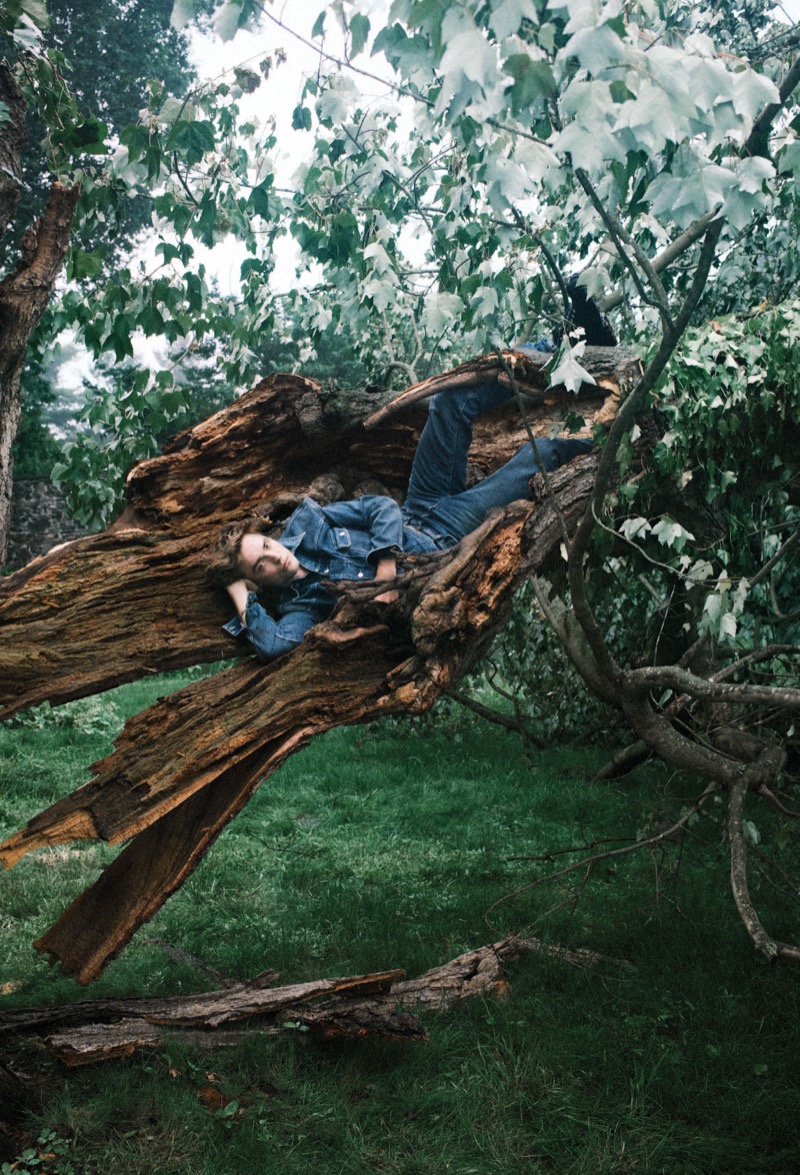 Robert Pattinson ICON America photo shoot denim