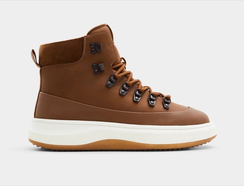 ALDO Gibson Lace up Boots Brown