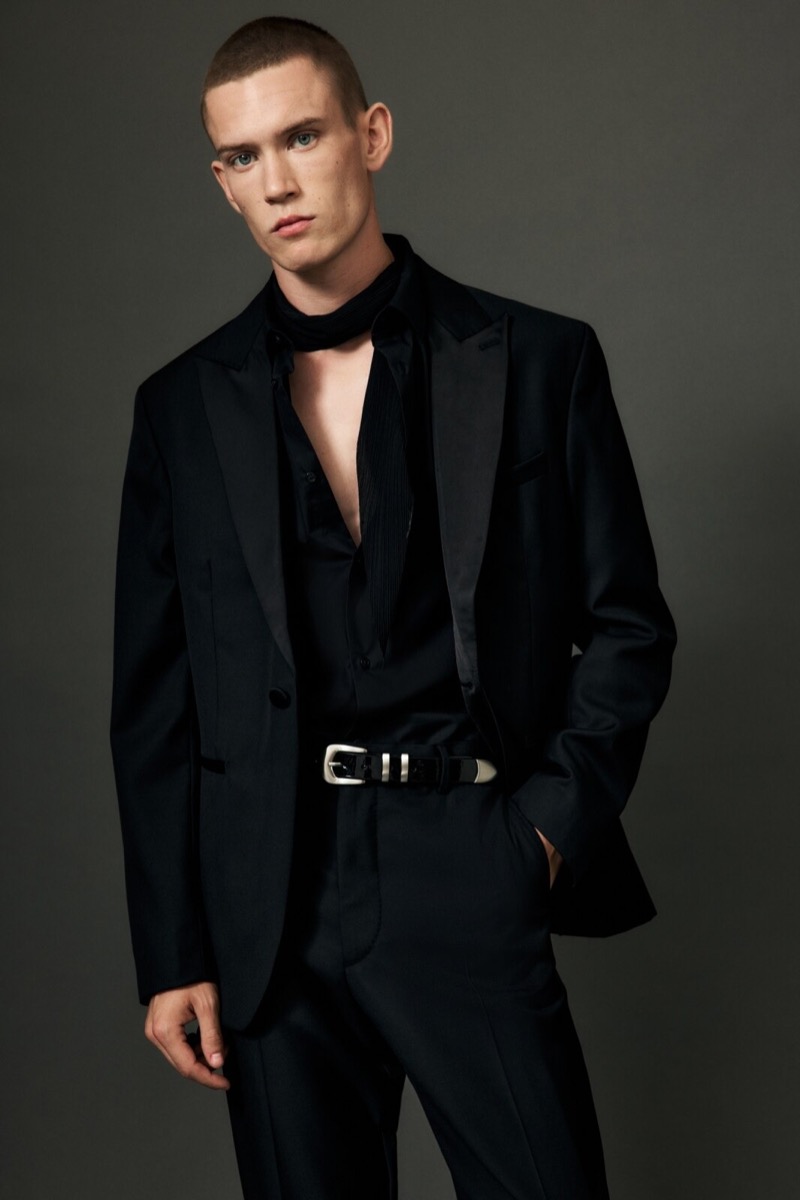 H&M Tuxedo Jacket Occasion Ready Tailoring 2025