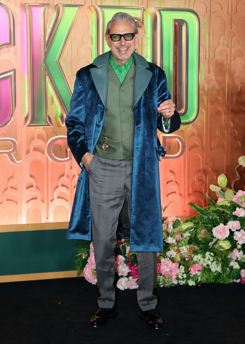 Jeff Goldblum Prada New York premiere of Wicked: For Good 2025