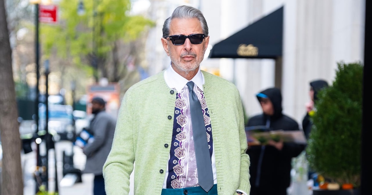 Jeff Goldblum Dons His Prada Greens for Wicked: For Good