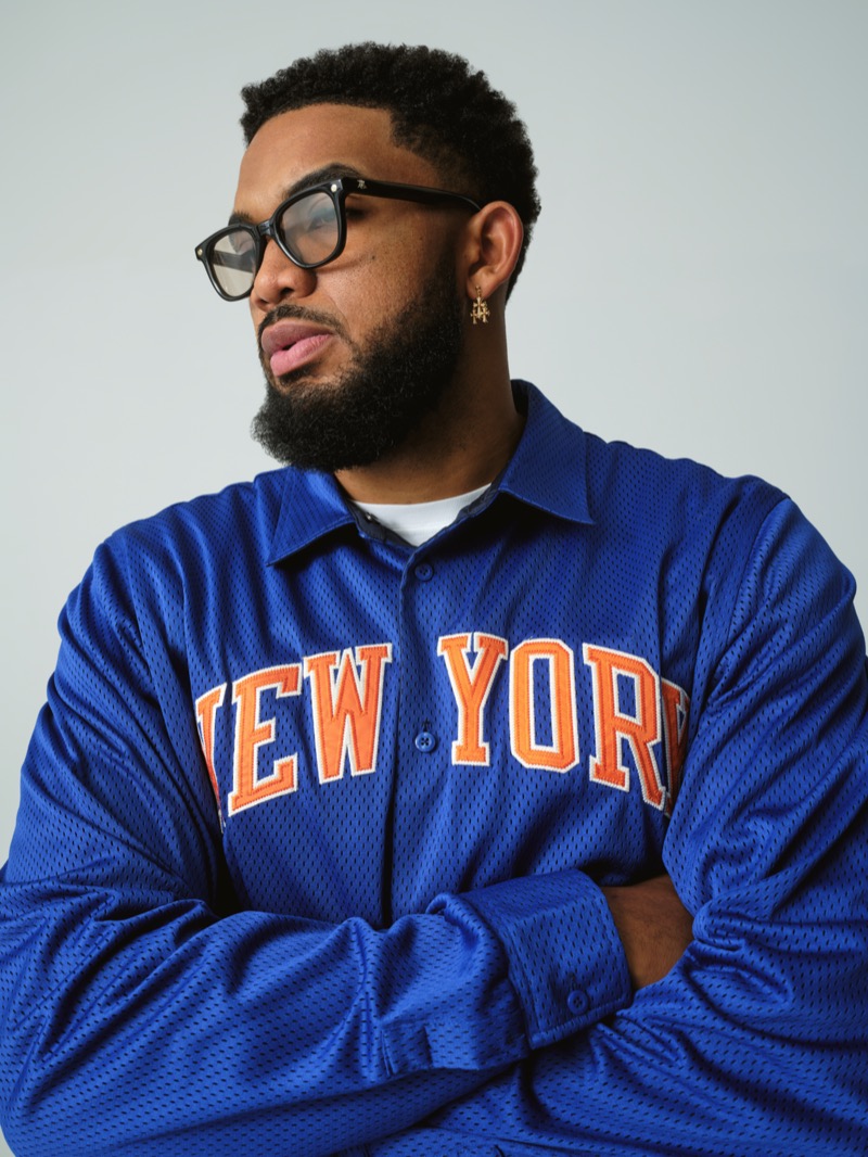 Karl-Anthony Towns Kith for the New York Knicks collection