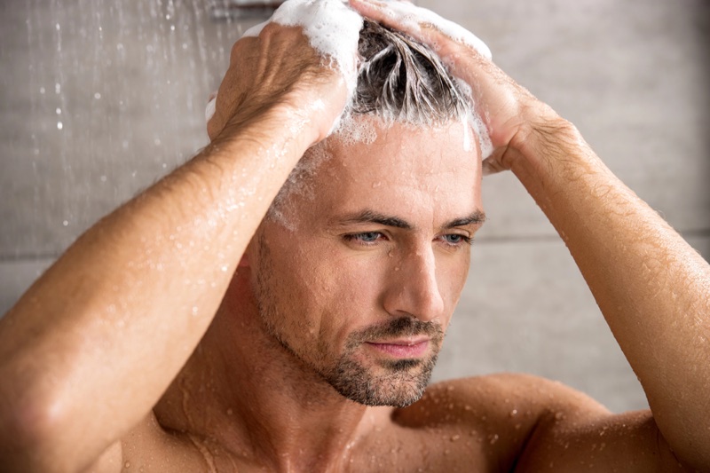 Lather Shampoo Hair