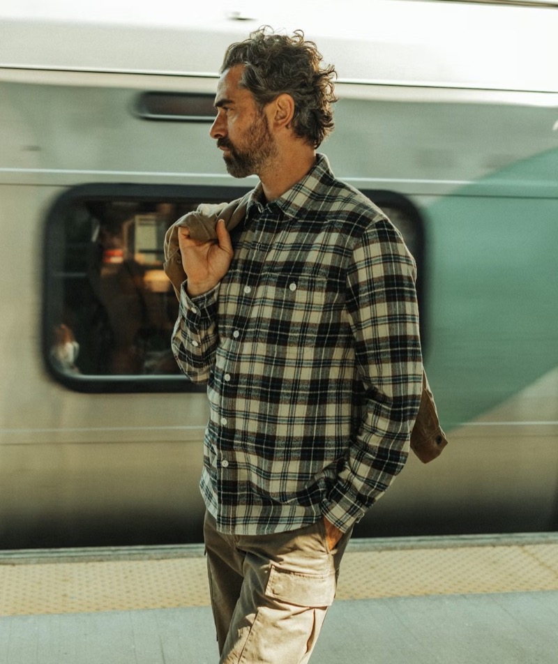 Flint and Tinder Midweight Cozy Flannel Harbor Plaid