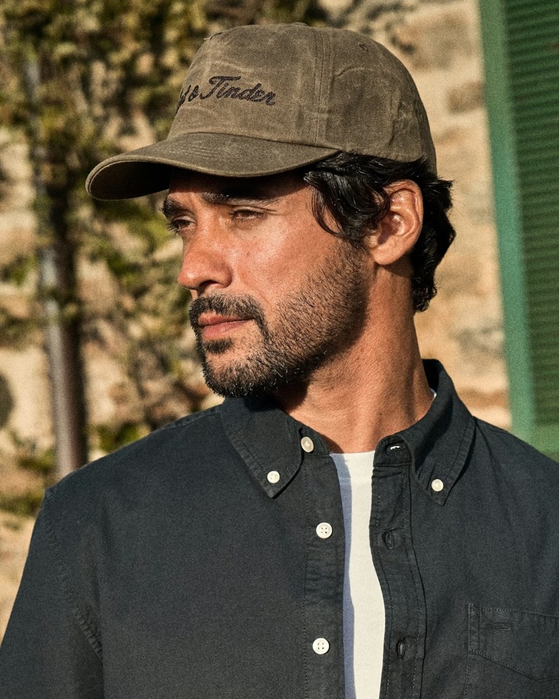 Flint and Tinder Waxed Canvas Chain Stitched Hat Havanna