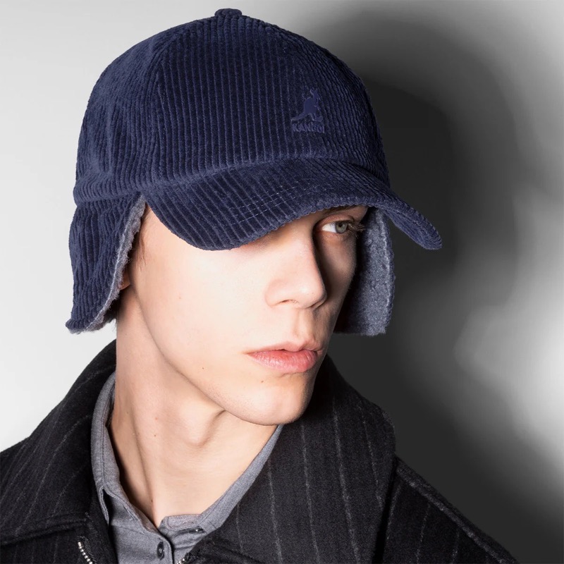 Kangol Cozy Cord Earflap Baseball Cap