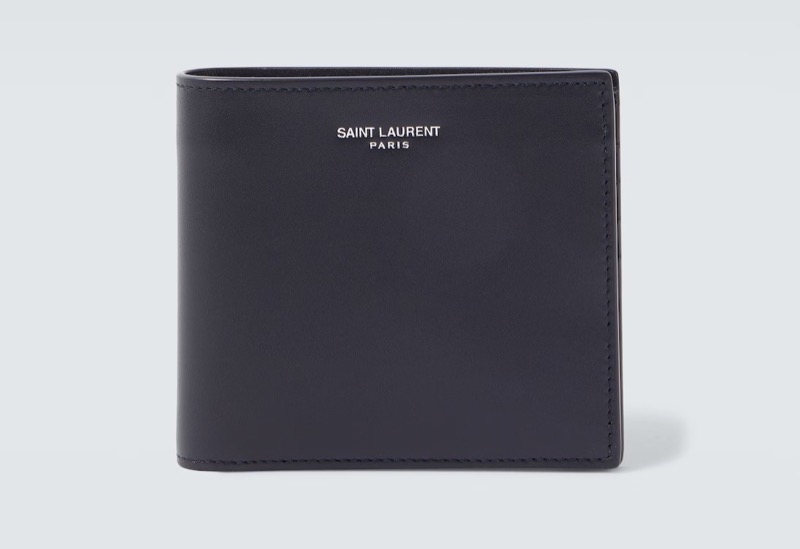 Saint Laurent Paris East/West Leather Wallet Men