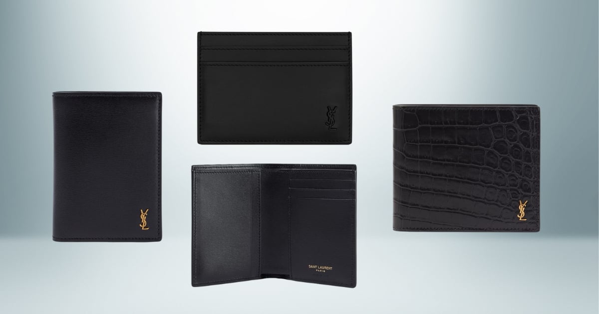 Saint Laurent Wallets for Work, Travel & Everything After