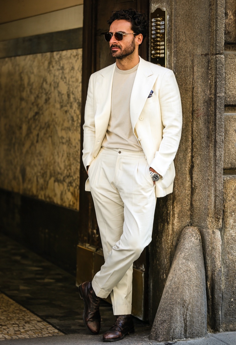 White Suit Relaxed