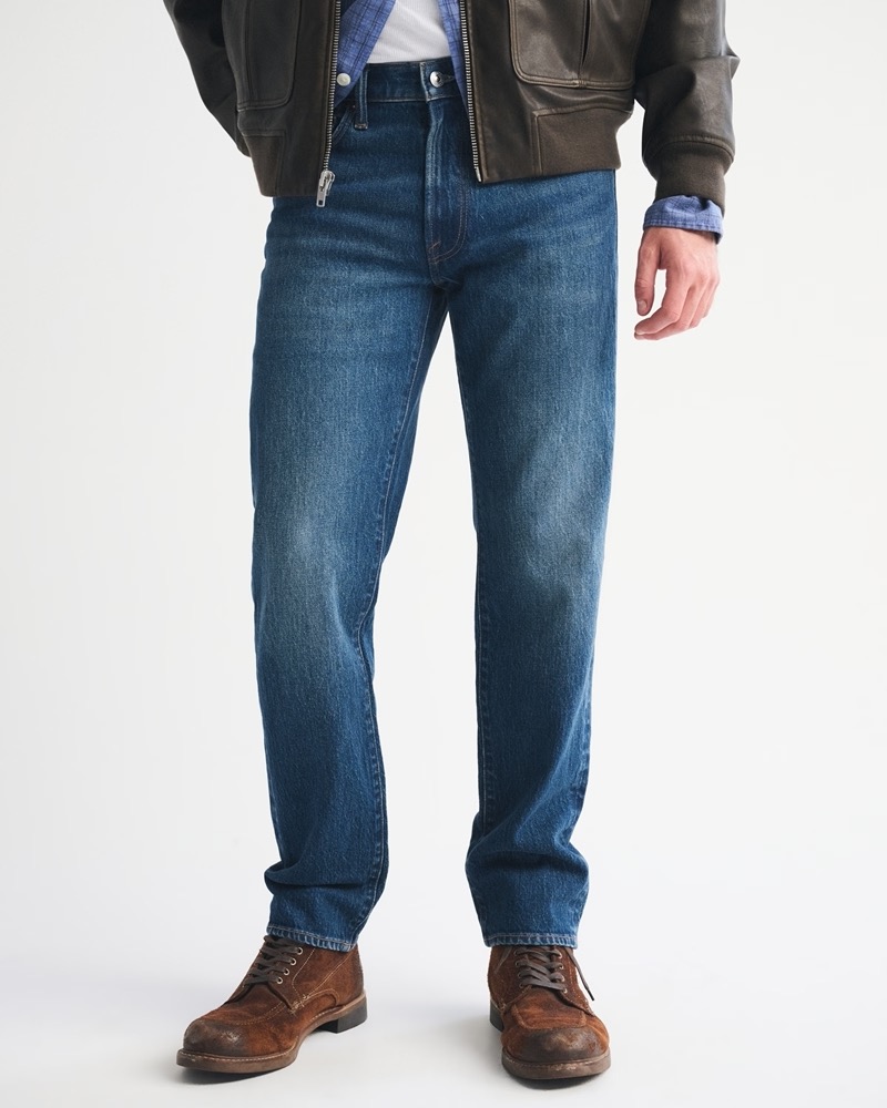 Abercrombie & Fitch 90s Straight Jean Dark Wash