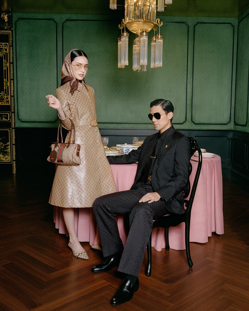 Davika Hoorne Chantavit Dhanasevi Gucci The Gathering Campaign