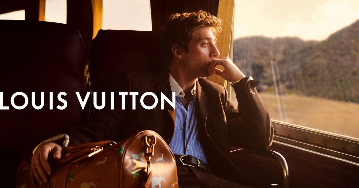 Jeremy Allen White & Pusha T Travel with Louis Vuitton