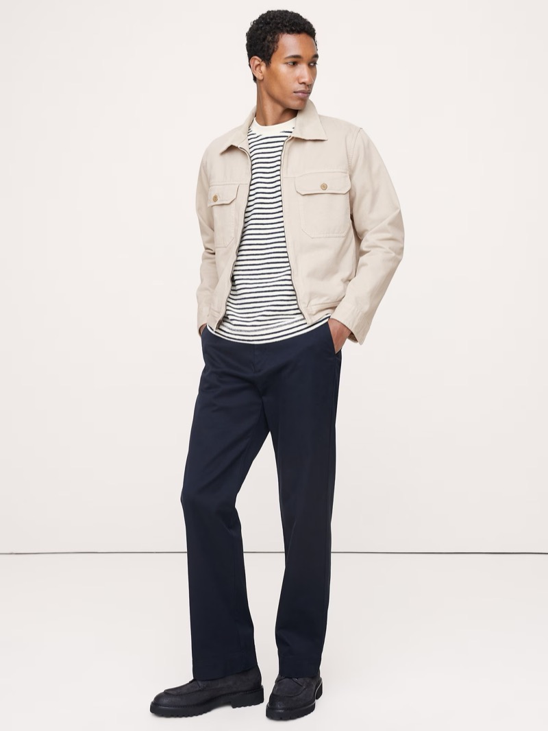 Banana Republic Cotton Twill Mechanic's Jacket