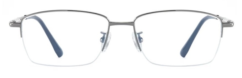 Charles Rectangle Gunmetal Eyeglasses Men Glasses Shop