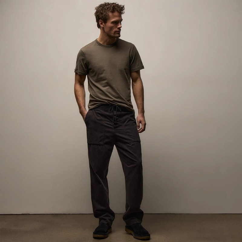James Perse Cotton Cashmere Utility Pant Model
