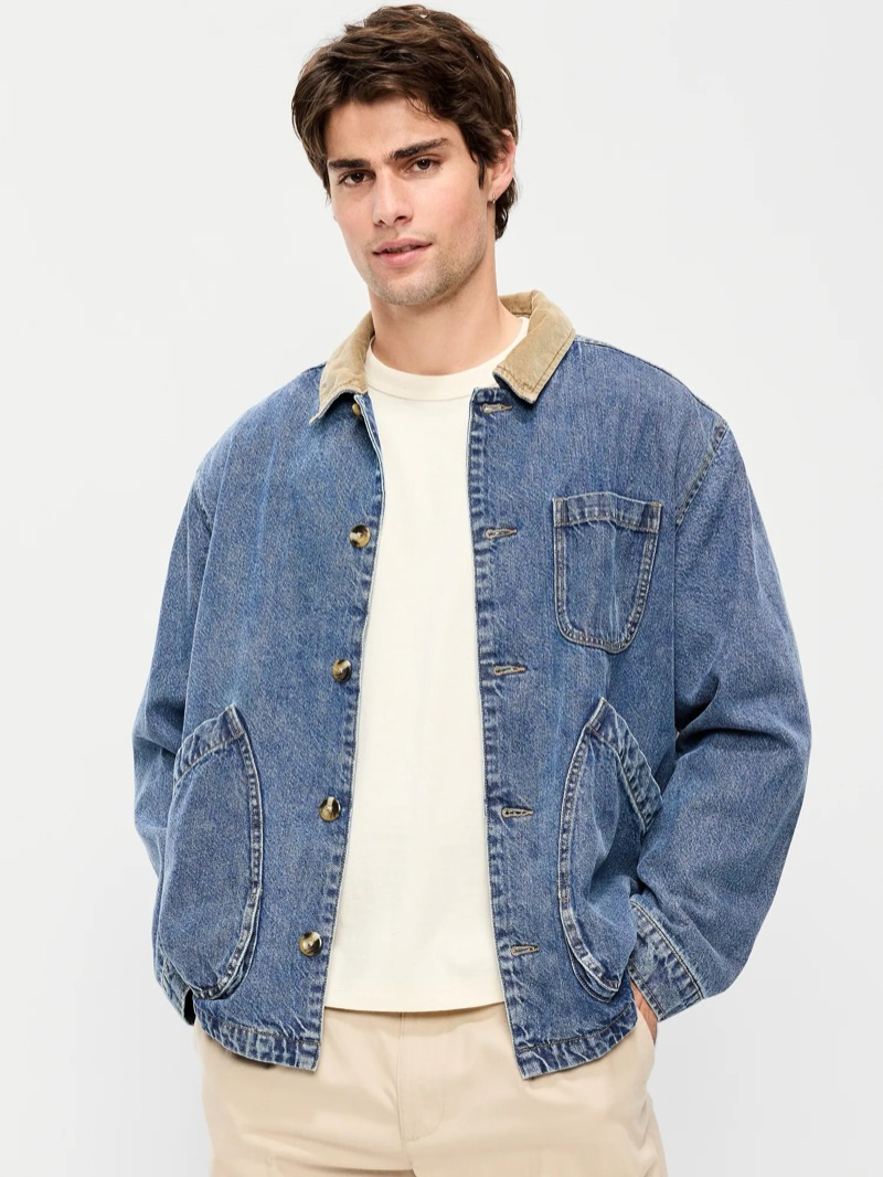 Old Navy Loose Jean Workwear Jacket