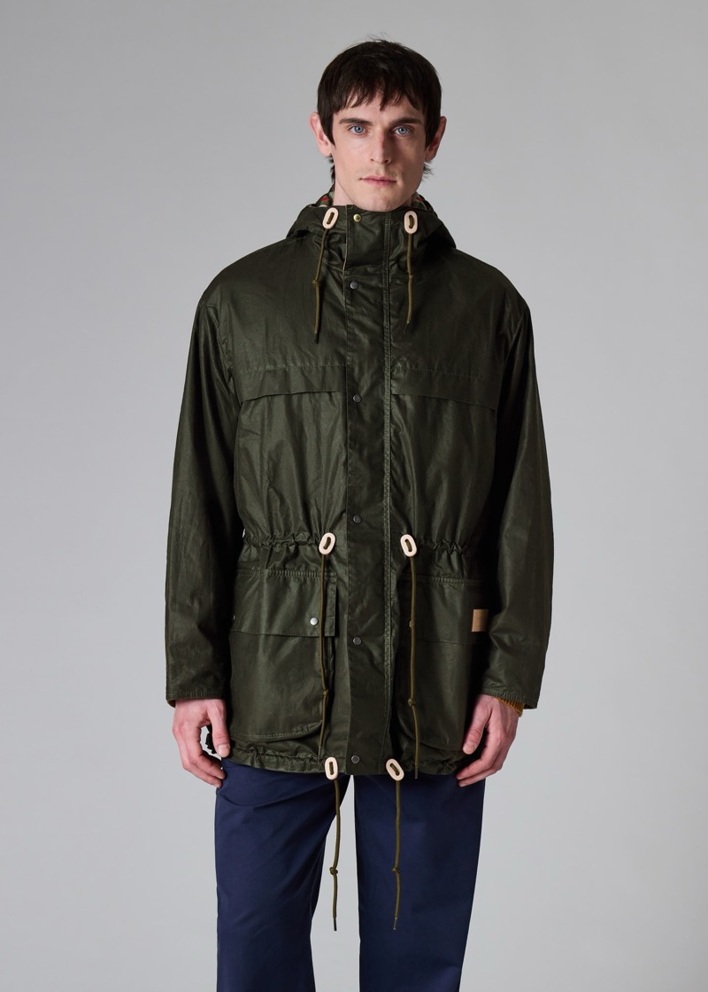 Paul Smith Loves Barbour Fern Durham Waxed Jacket