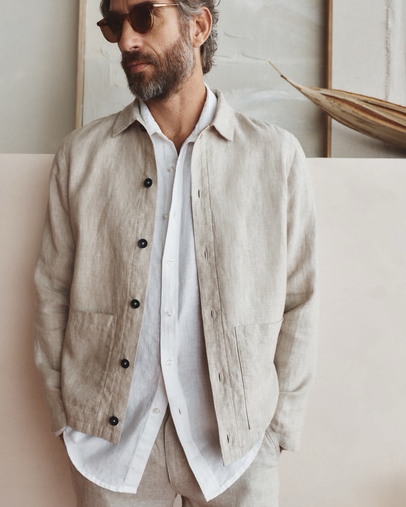 Quince 100% European Linen Chore Jacket
