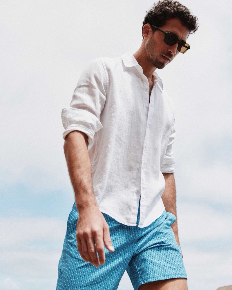 Quince 100% European Linen Relaxed Long-Sleeve Shirt