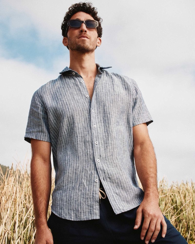 Quince 100% European Linen Relaxed Short-sleeve Shirt