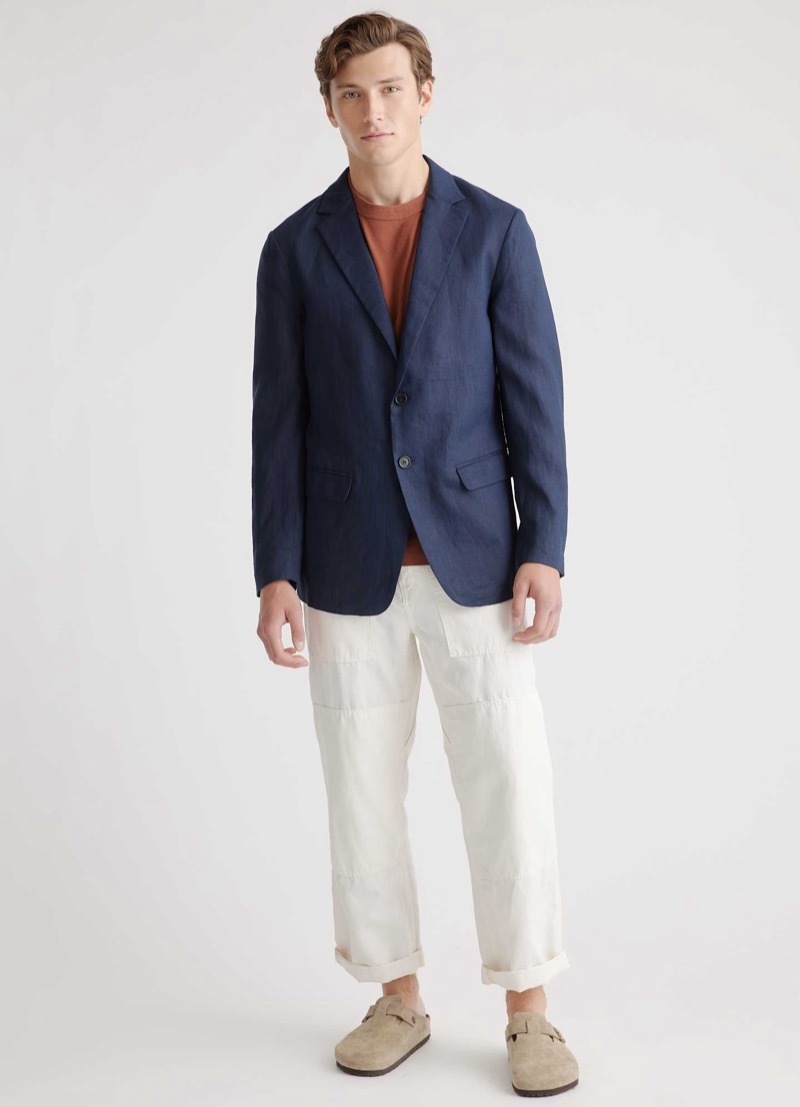 Quince European Linen Blazer