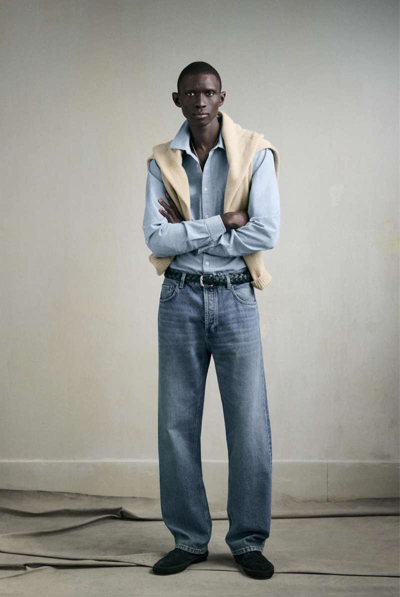 Zara Straight Leg Bootcut Jeans