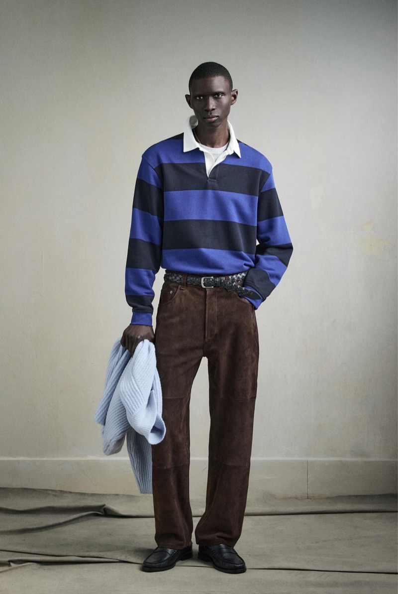 Zara Suede Brown Trousers