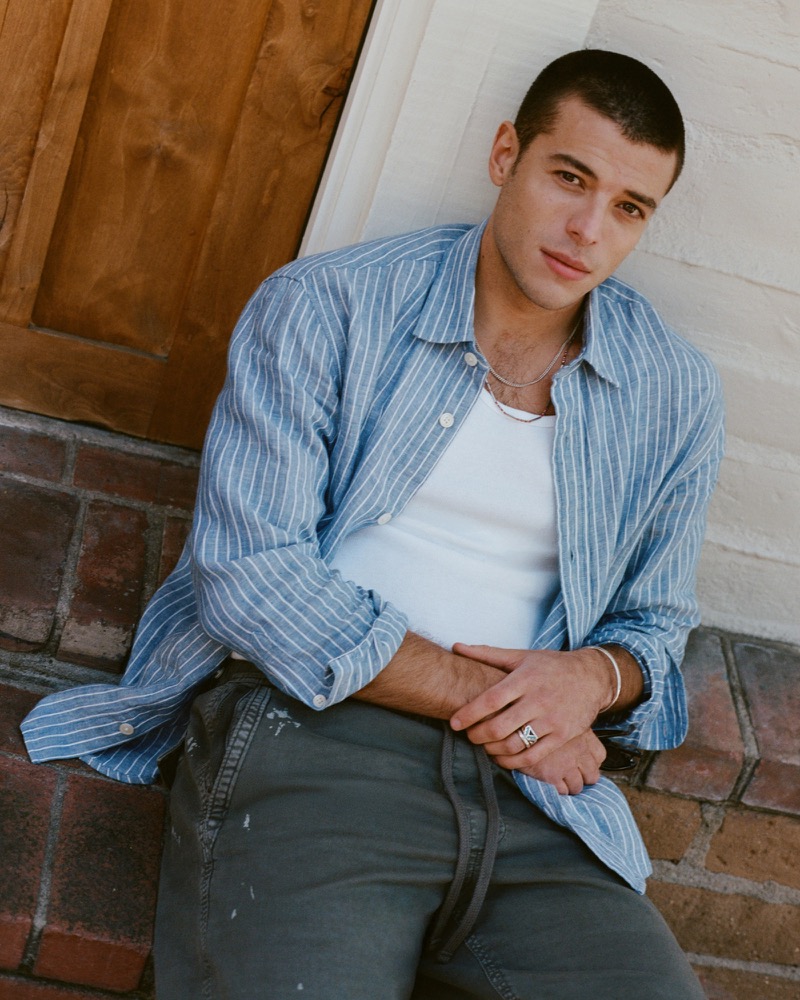Abercrombie 100 Linen Button up Shirt