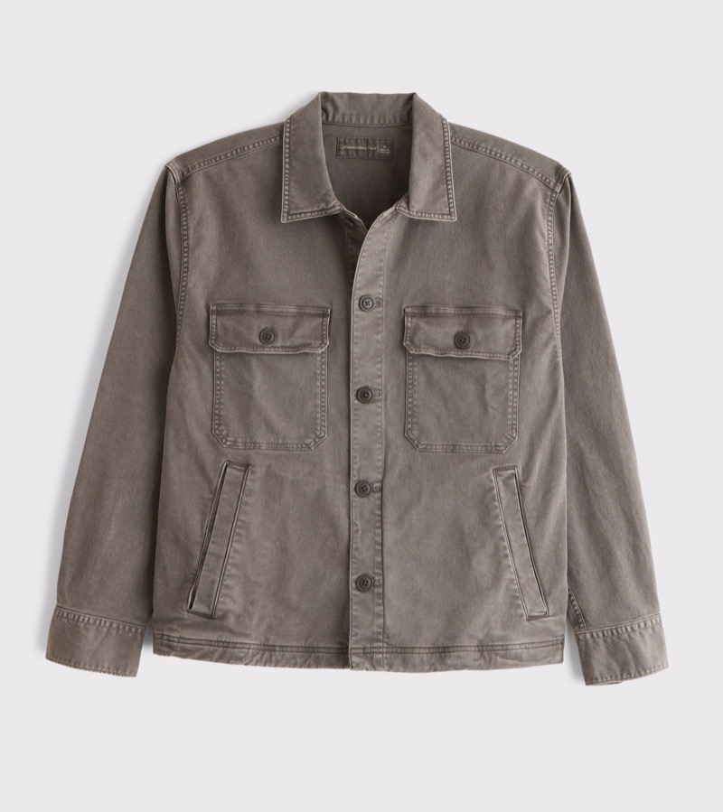 Abercrombie & Fitch Twill Shirt Jacket