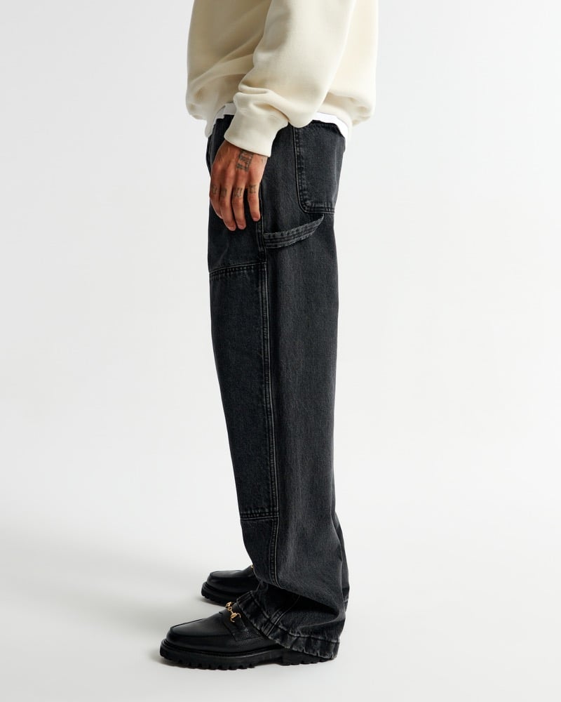Abercrombie and Fitch Baggy Workwear Jean Side