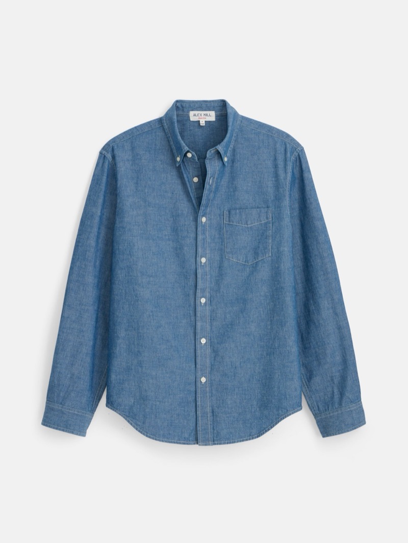 Alex Mill Mill Shirt in Washed Chambray