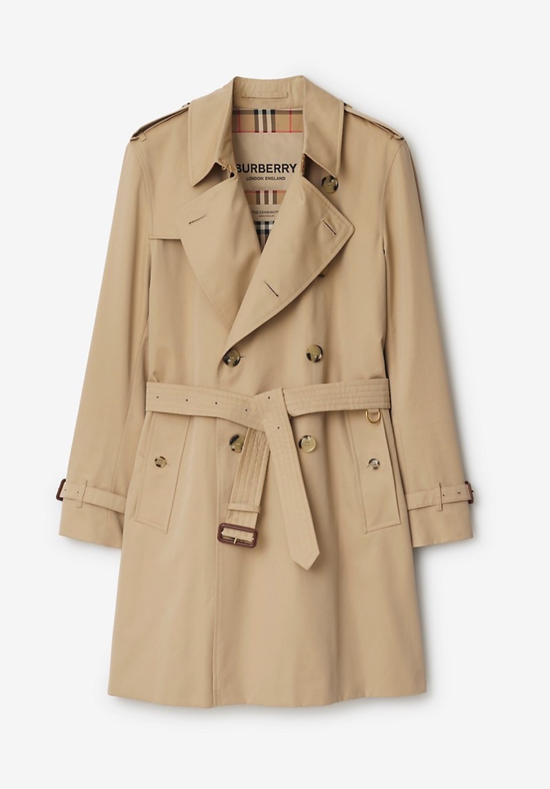 Burberry Mid length Kensington Heritage Trench Coat