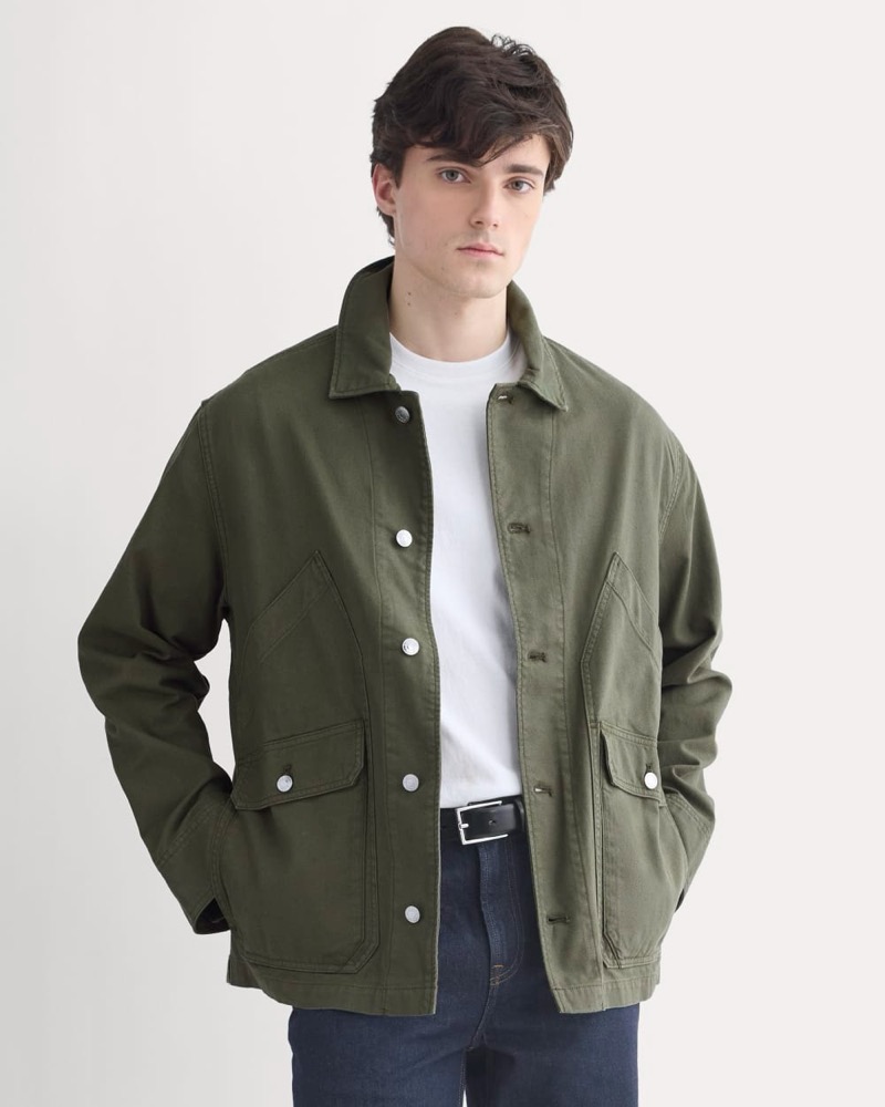 Everlane Relaxed Barn Jacket Model
