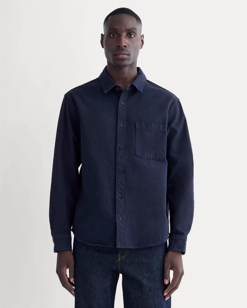 Everlane The Canvas Organic Cotton Overshirt