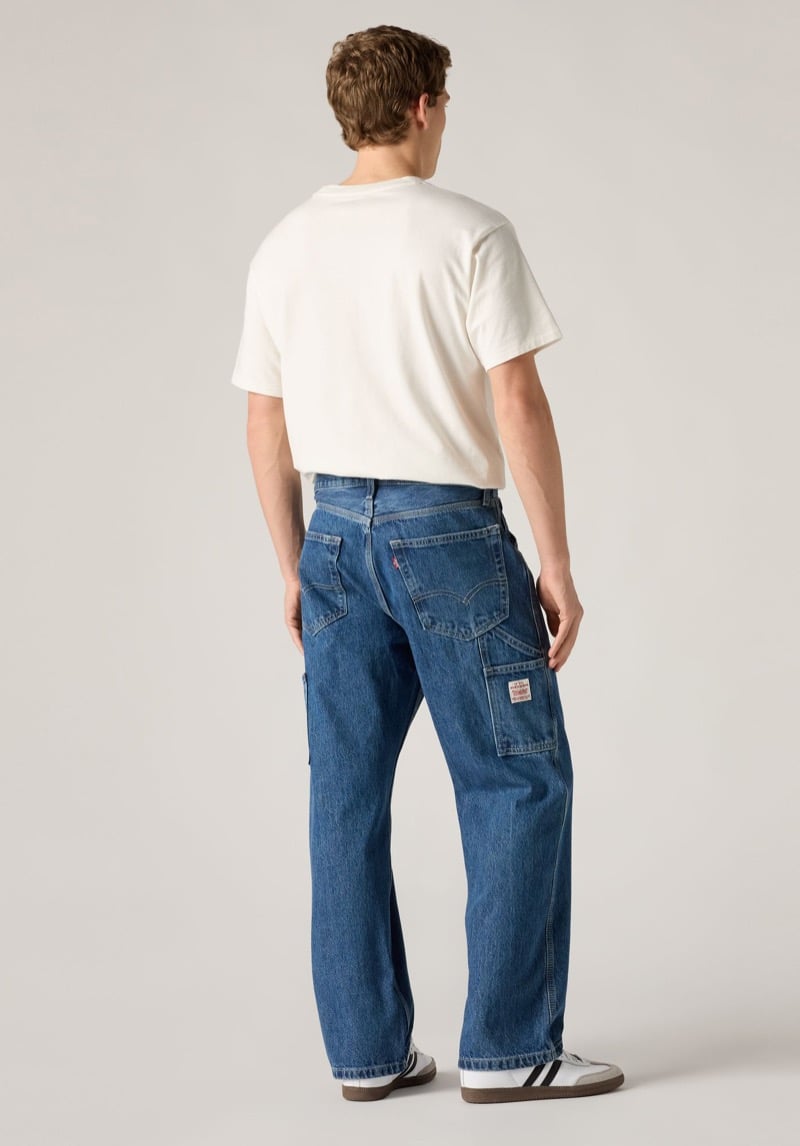 Levis 568 Loose Straight Carpenter Mens Jeans Medium Wash