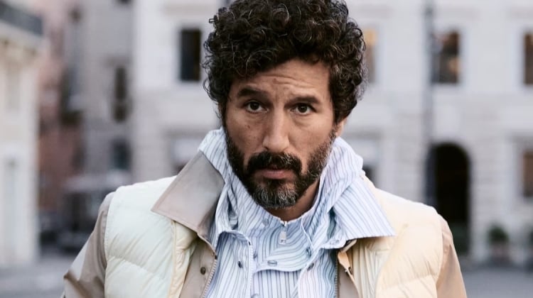 Francesco Scianna Fronts Moncler Spring 2026 Campaign in Rome