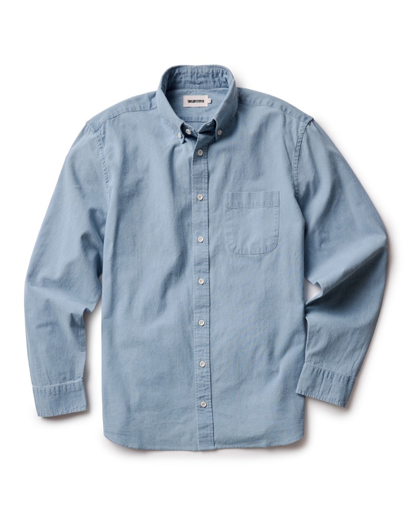 Taylor Stitch The Jack in Washed Indigo Oxford