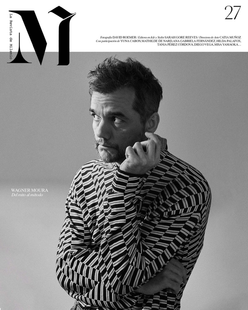 Wagner Moura 2026 Milenio Cover Photo Shoot