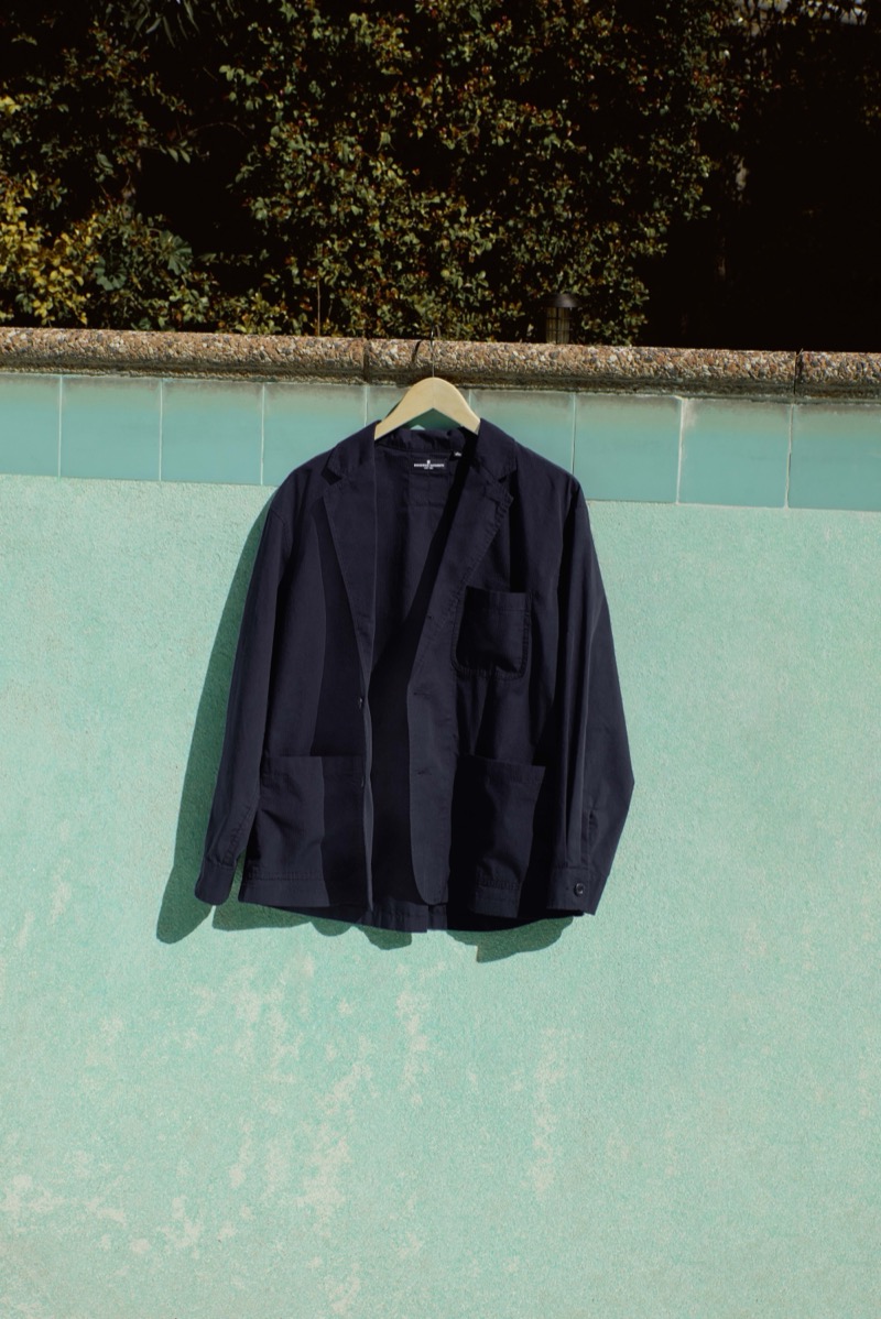 Gu engineered garments spring 2026 cordlane jacket navy