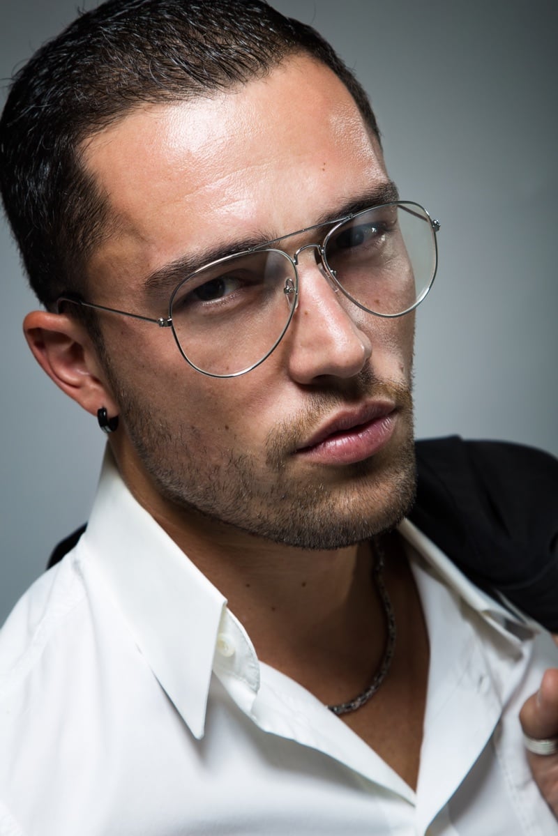 Metal Aviator Eyeglasses