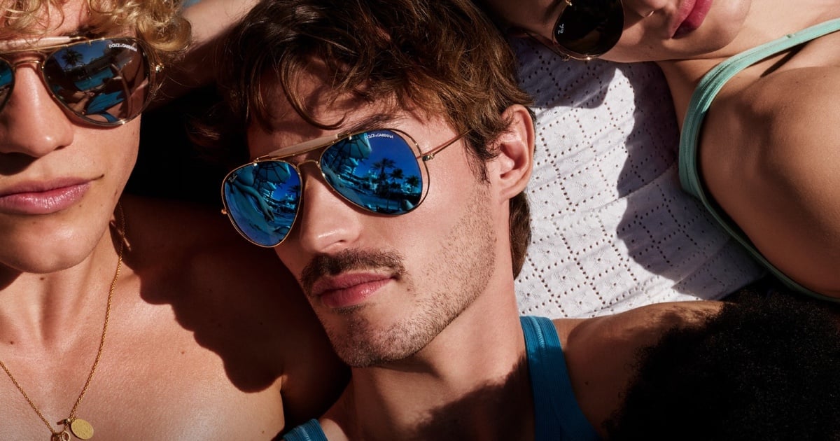 Dolce & Gabbana x Ray-Ban Reshapes the Aviator at 90