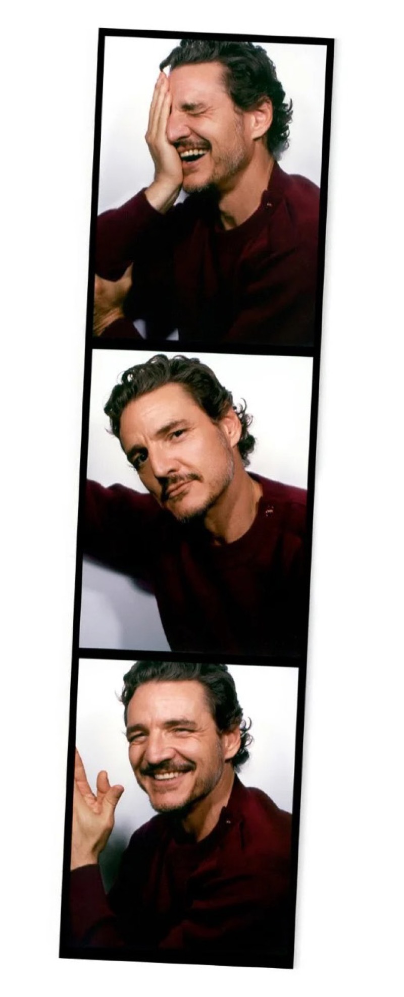 Pedro pascal for chanel photo booth