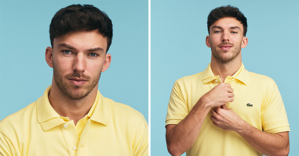 Pierre Gasly Signs with Lacoste as the Face of Its Polo